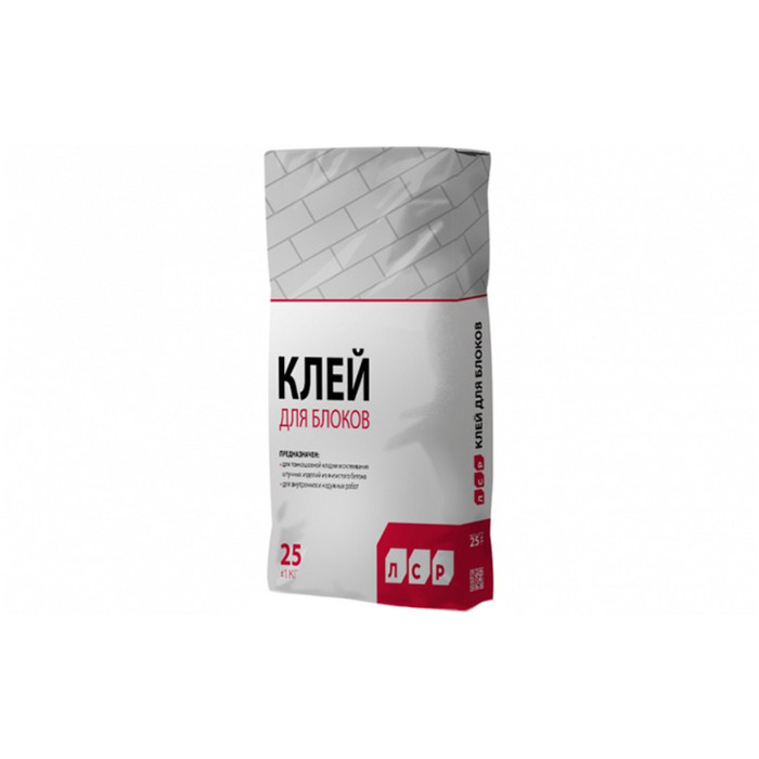 Клей для газобетонных блоков ЛСР зимний, 25 кг